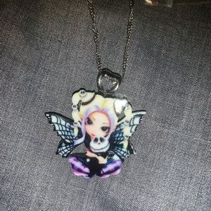 Jack skeleton necklace